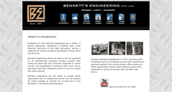 Desktop Screenshot of bennetts.co.za