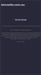 Mobile Screenshot of bennetts.com.au