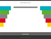 Tablet Screenshot of bennetts.com.au